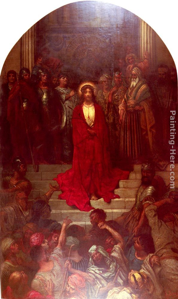 Ecce Homo painting - Gustave Dore Ecce Homo art painting